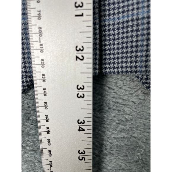 Lauren Ralph Lauren Blazer 52R Gray Windowpane Plaid Silk Wool Sport Coat Jacket - Picture 13 of 13